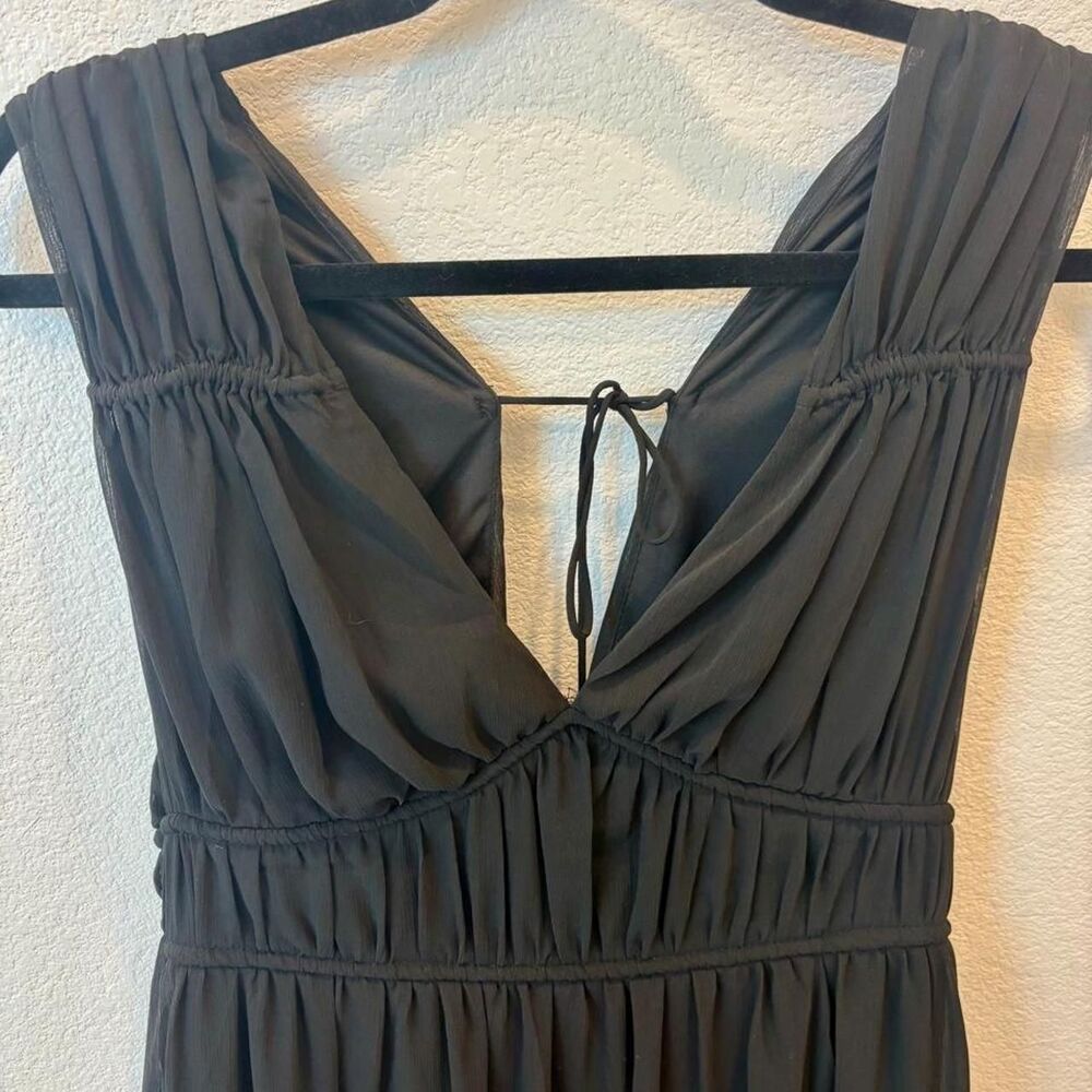 H-m Women's Black and Grey Dress